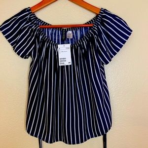 Divided H&M striped shirt w/ tags